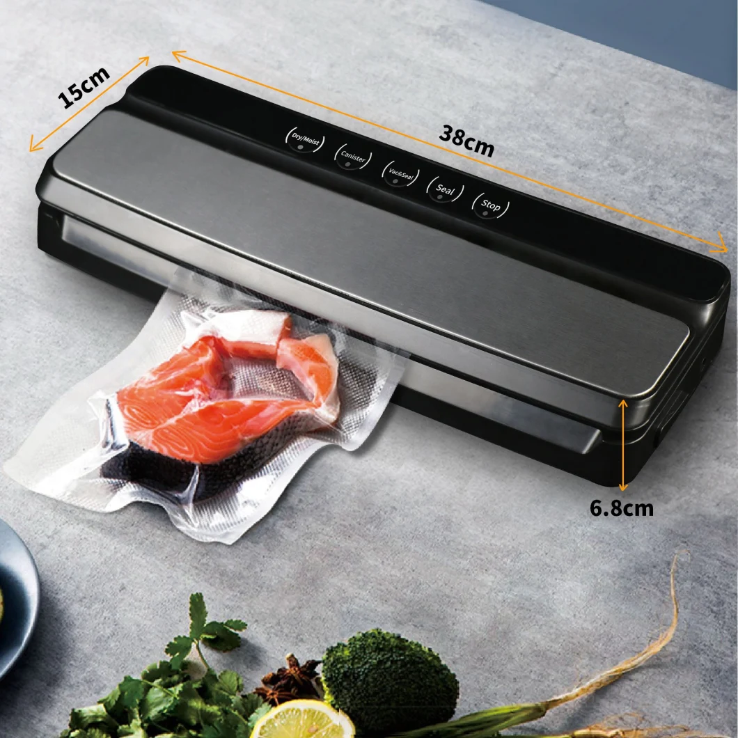 Ootd Small Portable Food Saver Compact Design Packing Machine Coffee Vacuum Sealer