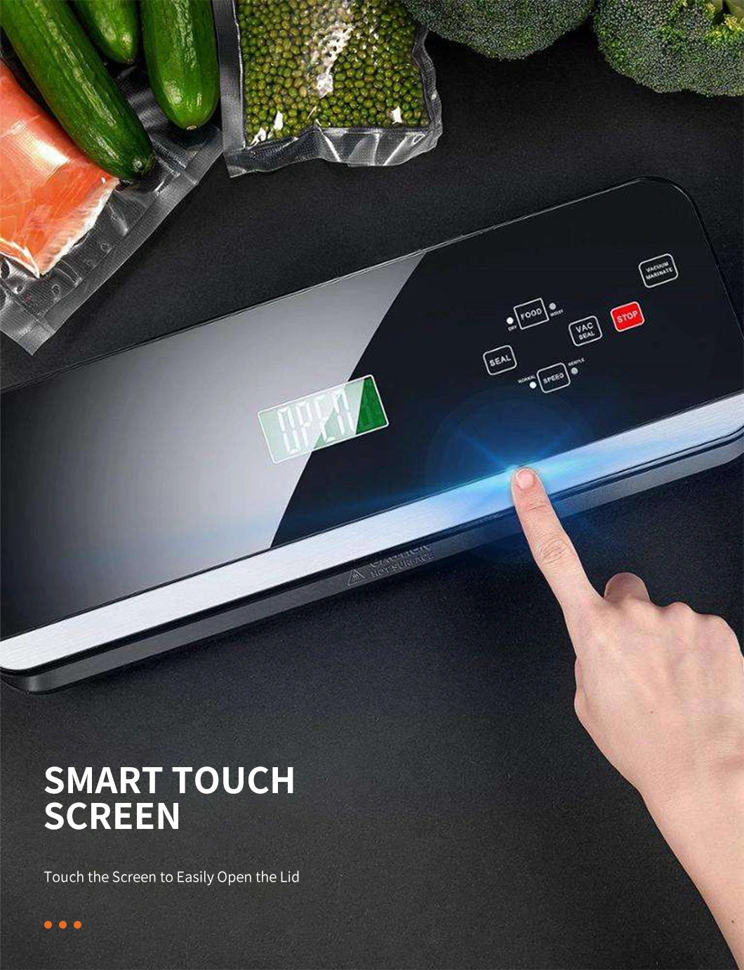 New Top Sale Patented Fully Automatic Sous Vide Bag Dealer Home Use Vacuum Food Sealer