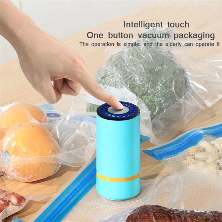 Hot Selling Automatic Food Sealers Mini Household Preservation Machine Electric Vacuum Sealer