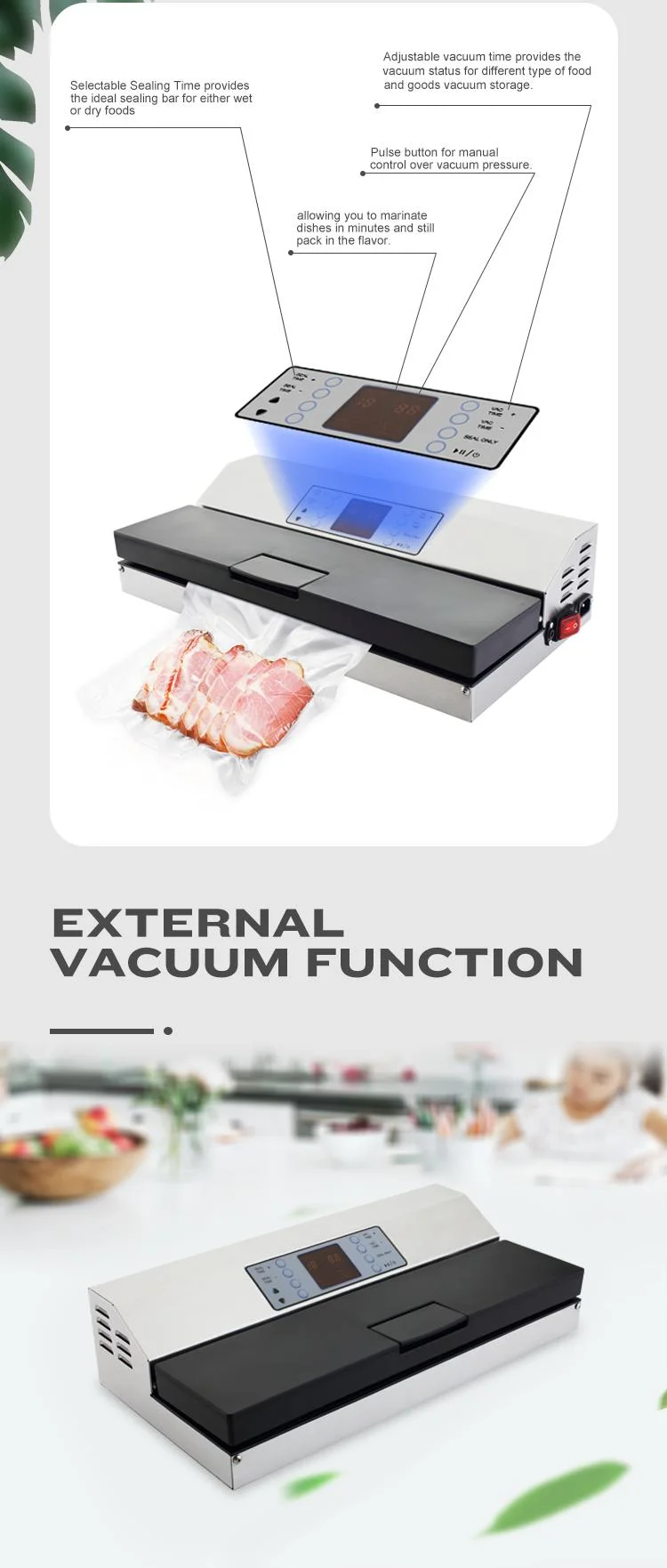 Kitchen Vacuum Machine Household Portable Vacuum Packing Machine Vacuum Sealer