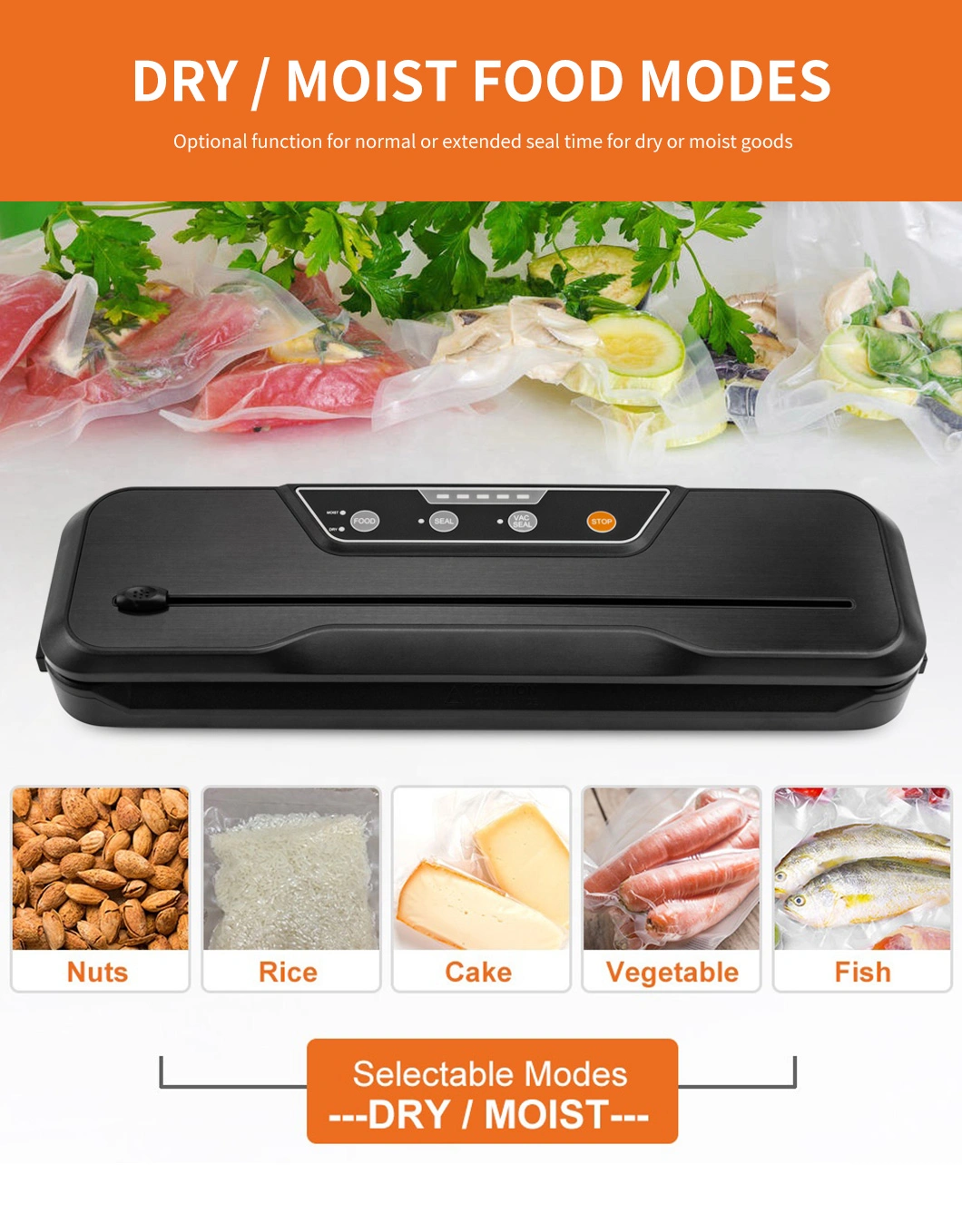 Fresh World Vacuum Sealer Deluxe Cooker Machine Emballage Sous Vide Coccion Vacio