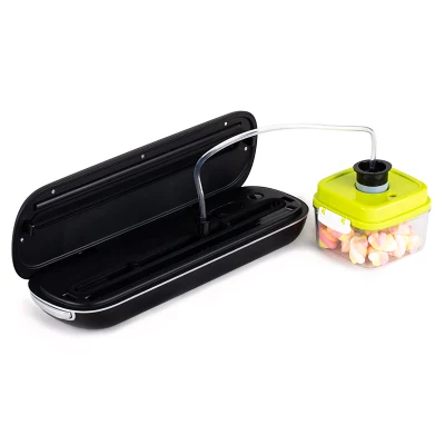 Ootd Multifonctionnel Slim Built-in Bag Cutter Vide Food Saver Sealer Machine à emballer